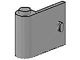 3189-9G Deur 1x3x2 links (dicht) lichtgrijs (klassiek) gebruikt *1B393