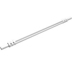 32200-1G Technic, zachte as lengte 12 noppen wit gebruikt *