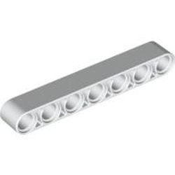 32524-1G Technic, Hefbalk 1x7 dik wit gebruikt *1DT00