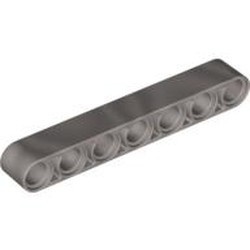 32524-66 Technic, Hefbalk 1x7 dik grijs, lichtparel NIEUW *1DT00