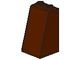 3684-8G Dakpan 75 graden 2x2breedx3 (open of dichte noppen) bruin (klassiek) gebruikt *1D025