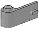 3822-9G Autodeur 1x3x1 links lichtgrijs (klassiek) gebruikt *1B393