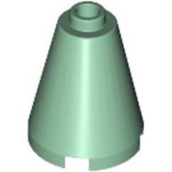 3942c-48BULK BULK: 10x 'Kegel 2x2x2 volledig open nop groen, zandkleurig NIEUW *1B089