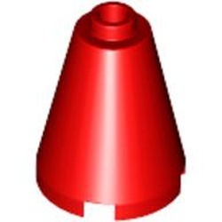 3942c-5G Kegel 2x2x2 volledig open nop rood gebruikt *1R020