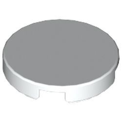 4150-1G Tegel 2x2 rond kruis achterkant ZIE OOK 14769 wit gebruikt *1B336