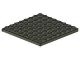 41539-10G Platte plaat 8x8 donker, grijs (klassiek) gebruikt *1A048