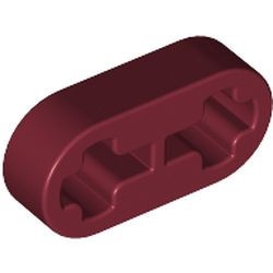 41677-59 Technic, Hefbalk 1x2 dun rood, donker NIEUW *1D000