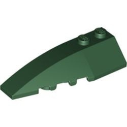 41748-80G Steen, wig 6x2 LINKS groen, donker gebruikt *0L000