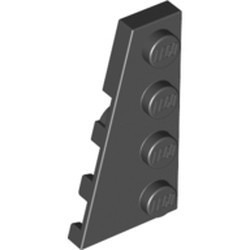 41770-11G Wig plaat 4x2 links zwart gebruikt *1L229