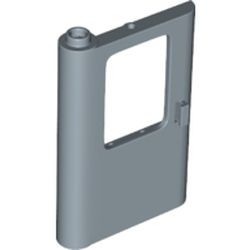 43967-55 Trein, Deur 1x4x5 links DIKKE STEUN BENEDEN blauw, zandkleurig NIEUW *