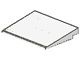 4515-1G Dakpan 10 graden 6x8 wit gebruikt *1D027