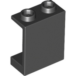4864-11 Paneel 1x2x2 ZONDER zijschotten zwart NIEUW *1B022