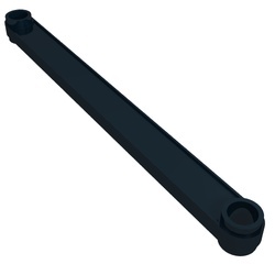 6247-11G Technic, Link 11 noppen lang zwart gebruikt *0L000