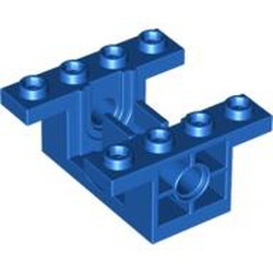 6585-7G Technic, Tandwielbox 4x4x1 2/3 (plat) blauw gebruikt *0D000
