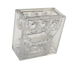 6588-12 Technic, Tandwielbox 2x4x3 1/3 (rechthoekig) transparant NIEUW *0D000