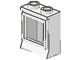 7026-1G Raam 1x2x2- KLASSIEK (met glas) wit gebruikt *1C039