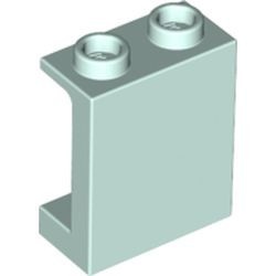87552-152 Paneel 1x2x2 met kleine zijschotjes aqua, licht NIEUW *1B023