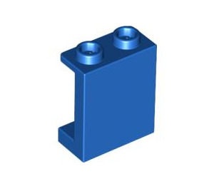87552-7 Paneel 1x2x2 met kleine zijschotjes blauw NIEUW *1B023
