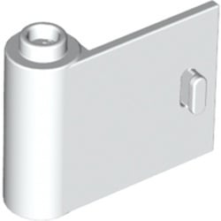92262-1 Deur 1x3x2 links OPEN midden tussen scharnieren wit NIEUW *1B274