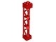 95347-5 Pilaar 2x2x10 TYPE 4 vakwerk driehoekig open alle zijden DRIE SECTIES rood NIEUW *2B071