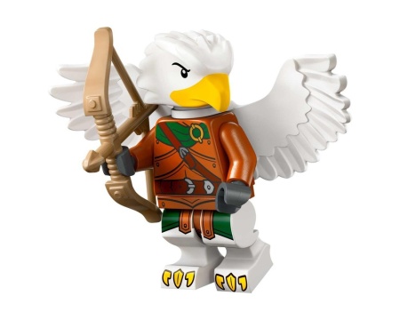 coldnd-6 Dungeons&Dragons: Aarakocra, Ranger met boog, hondm voerstuk NIEUW *0M0000