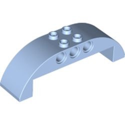 11290-103 Dakpan gebogen 2x8x2 (oa vliegtuig cabine) blauw, lichthelder NIEUW *1L000