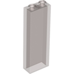 2454-13 Steen 1x2x5 transparant bruin (kleurnaam was: trans ZWART) NIEUW *1L418