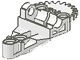 32166-1G Technic, Tandwielbox Half wit gebruikt *