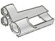 32528-1 Technic, Sierpaneel # 6 Small Short, Large Hole, Sode B wit NIEUW *4T065