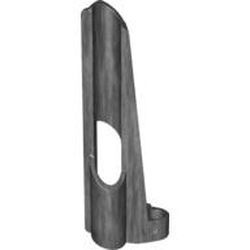 32534-77G Technic, Sierpaneel # 7 Small Long, Large Hole, Side A grijs, donkerparel gebruikt *5K000