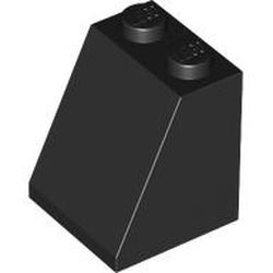 3678b-11G Dakpan 65 graden 2 breed met bodemnop zwart gebruikt *1D024