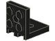 3956-11G Verbindingsstuk 2x2- 2x2 zwart gebruikt *6K1