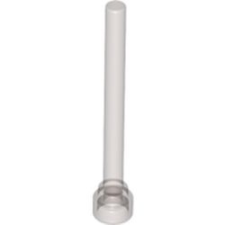 3957b-13 Antenne 1x4 noppen hoog platte top transparant bruin (kleurnaam was: trans ZWART) NIEUW *1B054