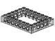 40345-12 Technic, steen 6x8 Open Center transparant NIEUW *