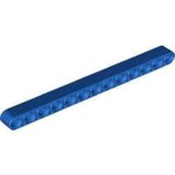 41239-7G Technic, Hefbalk 1x13 dik blauw gebruikt *1D000