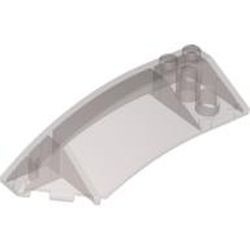 41750-13 Steen, wig 8x3x2 links open transparant bruin (kleurnaam was: trans ZWART) NIEUW *4D000