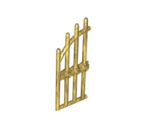 42448-115 Toegangshek rond boven 1x4x9 met spijlen goud, parel NIEUW *5D001