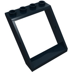 4447-11G Dakraam4x4x3- type zonder bodempaneel (Ruit zie 4448) zwart gebruikt *1C038