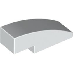 50950-1G Dakpan gebogen 1x3 wit gebruikt *1D035