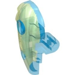 57560pb01-46G Bionicle Hydruka (Morak) met Glow in the Dark effect wit, melkwit lichtgevend gebruikt *