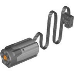 58120c01-86G Motor 9V power functions- KLEIN Powerfunctioins el. Aansluitingen (PAKKETZENDING) grijs, licht (blauwachtig) gebruikt *5D0000