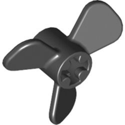 6041-11G Propellor L3 diameter- 3 gedraaide bladen zwart gebruikt *1D042