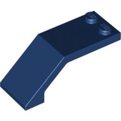 6070-63G Ruit 5x2x 1 2/3- 1x gebogen blauw, donker gebruikt *1C019