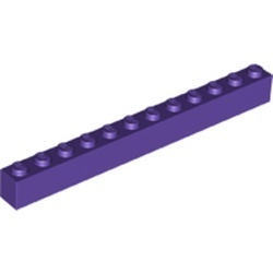 6112-89 Steen 1x12 paars, donker NIEUW *5K0000