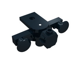64424c01-11 Trein-Buffer met ingesealde magneet type 1 of 2 zwart NIEUW *