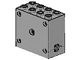 768-9G Technic, Tandwielbox 2x4x3 (oud type) lichtgrijs (klassiek) gebruikt *0D000