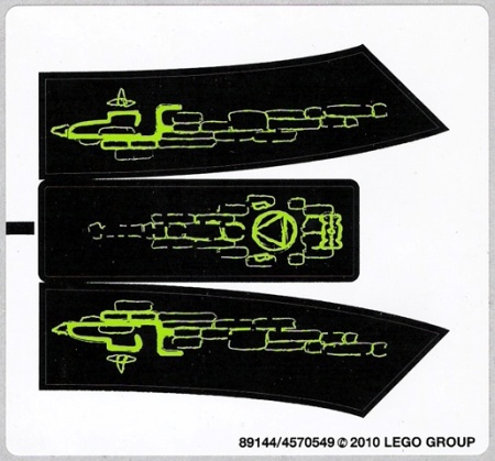 8061stk01 STICKER 8061 Gateway of the Squid NIEUW *0S0000