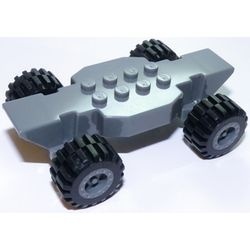 85755c01-86G Auto basis 4x10 met donkergrijze wielen grijs, donker (blauwachtig) gebruikt *