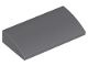 88930-85 Dakpan gebogen 2x4x2/3 geen noppen, MET bodemtubes grijs, donker (blauwachtig) NIEUW *1B104
