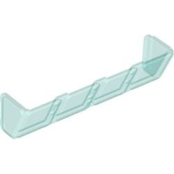 89649-15 Glas 2x8x2 boot transparant lichtblauw NIEUW *